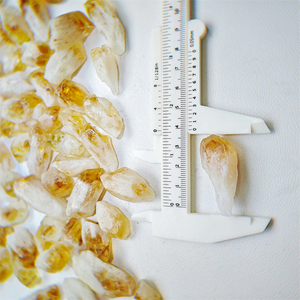 Cristales de Cuarzo Citrino Naturales de 2-4 cm, Piedras Curativas Pulimentadas, Espécimen en Bruto para la Fabricación de Joyas - Product Image 3