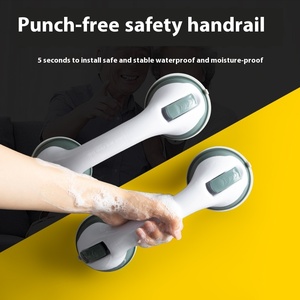 Maniglia di supporto in plastica da 30 cm con ventosa <span class=keywords><strong>antiscivolo</strong></span>, senza foratura, <span class=keywords><strong>per</strong></span> anziani e disabili, installazione senza chiodi, <span class=keywords><strong>per</strong></span> cucina, bagno, ospedale - Product Image 5
