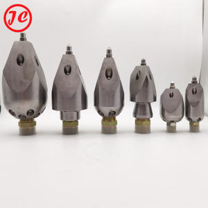 Насадка для очистки канализации и слива под заказ из нержавеющей стали высокого давления, вращающееся сопло для канализации - Product Image 6