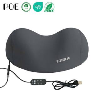 Oreiller chauffant ergonomique en mousse à mémoire de forme pour le cou, en soie de lait, anti-acariens, matelassé, antistatique <span class=keywords><strong>et</strong></span> lavable - Product Image 1