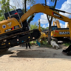 เครื่อง Sany SY75C Pro รถตักตีนตะขาบ SY60 SY75 Sy95 Sy55 Sy26 Sy35ตีนตะขาบมือสองมีการติดตามเหล็ก - Product Image 3