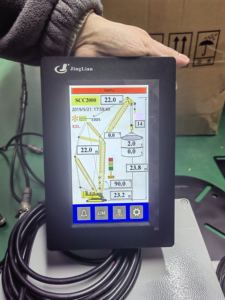 टच स्क्रीन फुली सेंसर के साथ JL-5000 सुरक्षित लोड पल संकेतक के साथ क्रॉलर क्रेन के लिए पवन गति का पता - Product Image 6