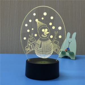 Lámpara de mesa de ilusión acrílica de Anime personalizada que cambia de 16 colores, decoración de visión, carga USB, luz de noche LED 3D táctil - Product Image 6