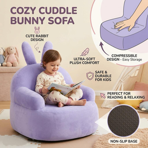 Divano Letto Pieghevole Portatile per Bambini, Leggero e Comprimibile Sottovuoto, Poltrona Morbida per Bambini con Simpatici Cartoni Animati, Ideale per la <span class=keywords><strong>Casa</strong></span> - Product Image 2