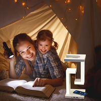 Lampe flottante anti-gravité Veilleuse LED USB moderne Contrôle tactile Gradation en continu Charge Lampe de bureau Salle de lecture sans fil