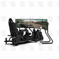 Simulateur de course à 4 actionneurs le plus populaire à vendre | Machine de jeu de voiture de course VR intérieure | Machine de jeu de simulation de course à vendre