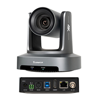 Caméra PTZ NDI pour réunions vidéo, zoom optique 12x, 4K HD-MI LAN USB3.0 PTZ, système de conférence audio pour la diffusion en direct des cultes religieux