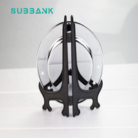 Assiettes à dîner personnalisées en alliage d'aluminium Subbank, transfert thermique par sublimation, durables, 6 pouces, logo imprimable, photo promotionnelle