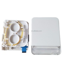 Boîtier de terminaison fibre optique FTTH 1 port SC LC avec adaptateur simplex duplex SC