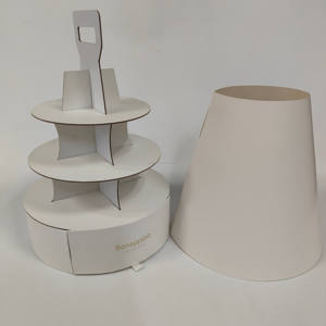 Caja de Almacenamiento Multicapa Personalizable para Pastel de Bodas, Juego de Mesa de Postres, West Point, Soporte de Papel - Product Image 6