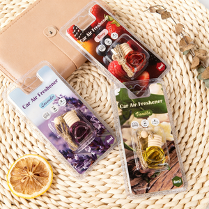 <span class=keywords><strong>Diffusore</strong></span> di Profumo per Auto Personalizzato OEM, Deodorante con Olio Essenziale 8ml in Bottiglia di Vetro Appesa - Product Image 1