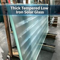 Tempered Embossed Solar Cover Glass with High Light Transmittance, Custom Edge Polishing & Size Available for PV Module Assembly