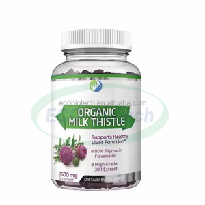 Ausreson Milk Thistle Gummies Extract Liver Detox OEM <b>Supplement</b> Private Label Food Grade Milk Thistle Gummies - Product Image 1