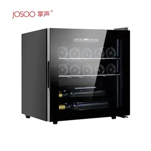 Profissional Custom 40L Wine Chiller Refrigerador Recessed Handle Aço inoxidável Mini Portable Wine Cellar