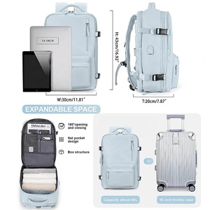 Tùy chỉnh thời trang giản dị unisex Polyester mở rộng du lịch Ba lô túi - Product Image 2