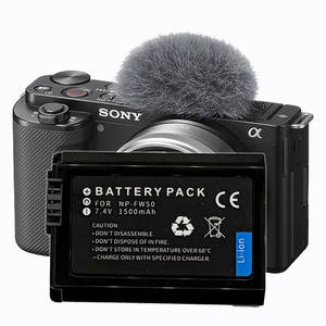 Batería de Repuesto para Cámara ZVE10 A6000 A6300 A7m2/s2, Baterías de Litio NP-FW50 de 7.4v 1500mah para Cámaras <span class=keywords><strong>Sony</strong></span> - Product Image 1