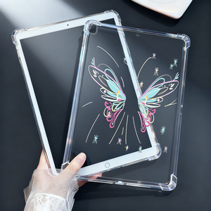 Adecuado para tableta Apple iPad de 11 pulgadas, funda suave transparente con diseño de mariposa colorida, protector de tableta a prueba de golpes con cobertura total - Product Image 4