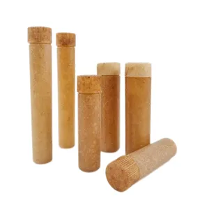 Child Resistant Cap Plastic Pre-roll Tubes Cylinder Pre Roll Cones Packaging Child-resistant Pre-Roll Tubes With CR Cap