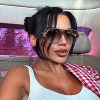 Lunettes de soleil Y2K enveloppantes pour femmes, de marque de luxe, style punk, pour hommes, monture creuse unique, verres dégradés, tendance