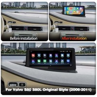 STWEI pour Volvo S80 V70 XC70 2006-2011 Écran tactile Android 13 Autoradio Lecteur multimédia Stéréo GPS Navi Carplay Unité principale