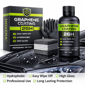 GRAPHONEX Noxera Graphene 26H Revêtement de peinture automobile Formule liquide Application facile Finition brillante hydrophobe Durée de vie de 10 ans - Product Image 3