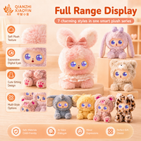 Peluche AI Kawaii Mini avec 7 Styles de Personnages, Yeux LED Expressifs, Clonage Vocal ChatGPT 50+ Langues, Mémoire Longue Durée, WiFi 2.4G, Unisexe