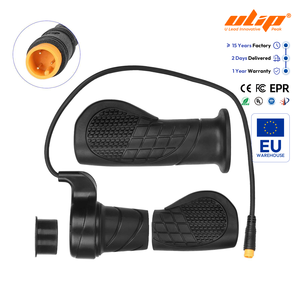 <b>12V</b> to 72V Five Star Accelerator Handle Twist Throttle For Electric Bicycle Right Hand Waterproof <b>Plug</b> <b>12V</b> to 72V Throttle Grip - Product Image 1