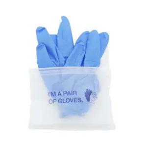 Ucuz su geçirmez gıda hizmetleri bireysel sarılmış eldiven nitril eldiven mavi muayene nitril eldiven tozsuz olmayan lateks