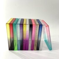 Étui pour cartes gradées, matériau TPU dégradé brillant, personnalisable OEM avec plaque acrylique, boîte pour cartes gradées BGS