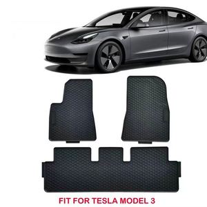 พรมปูพื้นรถยนต์ Ekr Custom Fit Luxury หนา 10 มม. ผลิตจาก TPE ชุดเต็ม 5 ชิ้น สำหรับรถยนต์ Tesla Volkswagen Range Rover - Product Image 2