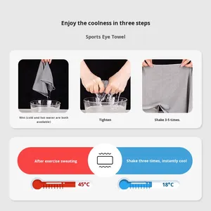 Biểu Tượng Tùy Chỉnh Hình Vuông Mồ Hôi Hấp Thụ Các Tính NĂNG Nhanh Chóng Khô Tập Thể Dục Băng Lụa Làm Mát Thể Thao Khăn Cho Phòng Tập Thể Dục Tập Thể Dục - Product Image 5