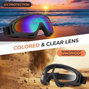 نظارات واقية للدراجات النارية والدراجات الترابية وركوب الدراجات والتزلج، نظارات رياضية خفيفة الوزن مضادة للخدش وحماية من الأشعة فوق البنفسجية - Product Image 5