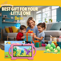 Tablette éducative Android 12 de 7 pouces pour enfants, WiFi, IPS 1024x600, MTK Quad Core, 3000 mAh, 2 Go de mémoire, nouveau produit électronique