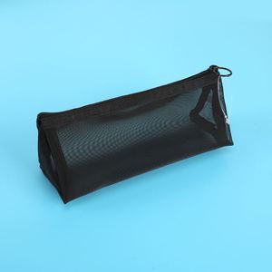 New Design <b>Mini</b> Nylon Mesh Zipper Pouch Pencil Case Durable Transparent Stationery Document <b>Bag</b> for Student - Product Image 5