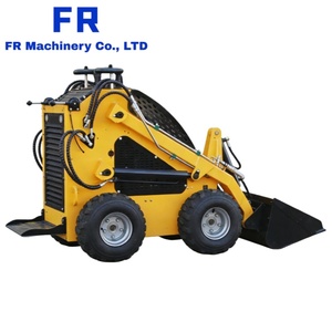 यूरो 5 मानक स्किड स्टीड लोडर होम हाइड्रोलिक व्हील्ड स्किड स्टीयरिंग लोडर फार्म व्हील 4x4 डीजल मिनी स्किड स्टीड लोडर - Product Image 5