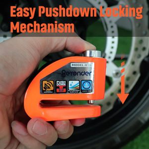 <span class=keywords><strong>KOVIX</strong></span> personalizado portátil impermeable 120 decibelios alarma disco bloqueo motocicleta antirrobo seguridad Acero inoxidable freno disco bloqueo - Product Image 5