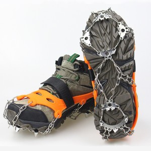 Crampons antidérapants à 19/23 dents pour chaussures, chaînes à crampons pour l'escalade, l'alpinisme, la randonnée, la pêche sur glace en hiver - Product Image 1