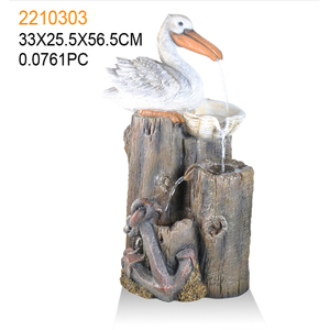 Custom <strong>Outdoor</strong> Decor Polyresin Garden <strong>Fountain</strong> <strong>Peacock</strong> Flaming Bird <strong>Fountain</strong> Resin Figure Water <strong>Fountain</strong> - Product Image 3