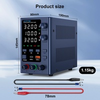 Alimentation CC Wanptek EPS6205 62V5A pour réparation de téléphones portables, électrolyse, vieillissement, bricolage avec affichage de puissance, alimentation de laboratoire