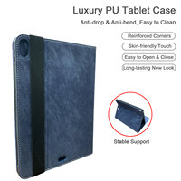 Support multi-angles en cuir premium pour tablettes, avec fonction béquille et protection durable pour iPad Air et tablettes Android