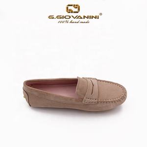 <span class=keywords><strong>Mocassin</strong></span> en <span class=keywords><strong>daim</strong></span> de vachette couleur Gommino chaussures plates légères confortables fond imperméable respirant en cuir véritable printemps - Product Image 4