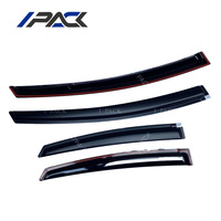 Para Toyota Prius 2012-2015 ABS ventana de plástico Deflector de viento visera lluvia/protección solar ventilación 2013 2014