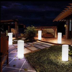 Lampioni Intelligenti da Esterno con Telecomando, <span class=keywords><strong>Luci</strong></span> a Colonna LED Cambia Colore per Giardino e Vialetti, Illuminazione <span class=keywords><strong>al</strong></span> <span class=keywords><strong>Neon</strong></span> - Product Image 6