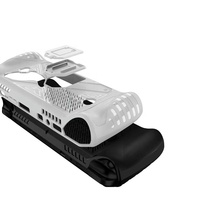 Pour ROG ALLY X étui de protection PC étui en TPU béquille accessoires de Console de jeu portable antichoc antidérapant noir
