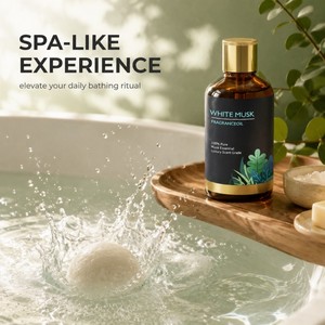 Olio Essenziale Naturale a Base Vegetale al Profumo Delicato di Muschio Bianco, Lunga Durata, per Aromaterapia, Atmosfera Domestica <span class=keywords><strong>e</strong></span> Cura del Bagno (Unisex) - Product Image 4