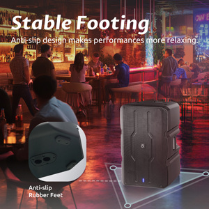 [Almacén de EE. UU.] Altavoz Activo Portátil Profesional de Audio para Exteriores Accuracy Pro Audio <span class=keywords><strong>AC15</strong></span> de 1000 W RMS y 15 Pulgadas con Carcasa de Plástico - Product Image 6