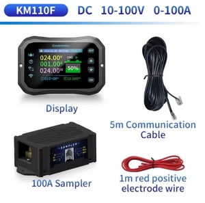 Wifi coulomb <span class=keywords><strong>Meter</strong></span> chỉ số dung lượng pin RV Pin màn hình điện <span class=keywords><strong>Volt</strong></span>-Ampe kế <span class=keywords><strong>Lithium</strong></span> chì axit - Product Image 3