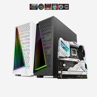 Boîtier PC de jeu Lovingcool, nouveau design, tour moyenne, ATX, avec alimentation, style aluminium cool, USB3.0, verre trempé