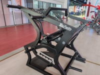 Appareil de musculation pour les hanches et les jambes Mpks Steel Plate Loaded CXA13 Shark Squat Trainer avec fonctions de sécurité et réglables