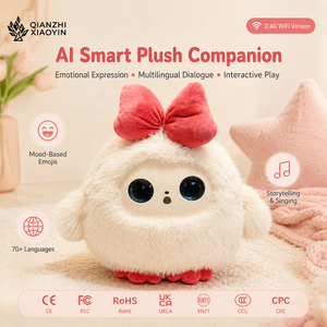 ของเล่นตุ๊กตาอัจฉริยะ AI พร้อมส่ง รองรับ ChatGPT โต้ตอบด้วยเสียง รองรับหลาย<span class=keywords><strong>ภาษา</strong></span> ของขวัญสำหรับเด็ก ตอบสนองอารมณ์ แบตเตอรี่ 1000mAh - Product Image 1